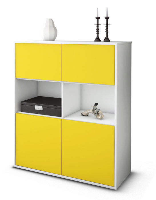 Highboard Katyna, Gelb Studio (92x108x35cm) - Dekati GmbH