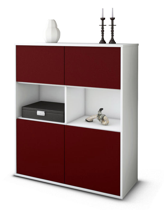 Highboard Katyna, Bordeaux Studio (92x108x35cm) - Dekati GmbH