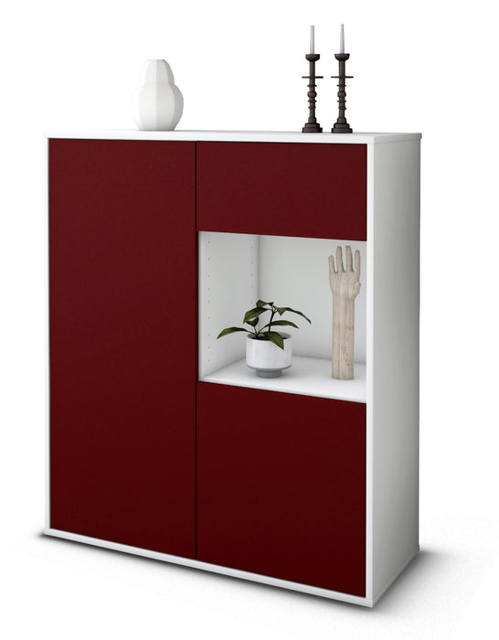 Highboard Larina, Bordeaux Studio (92x108x35cm) - Dekati GmbH