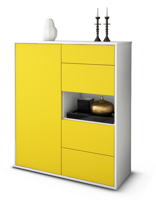 Highboard Larissa, Gelb Studio (92x108x35cm) - Dekati GmbH