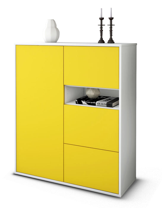 Highboard Leana, Gelb Studio (92x108x35cm) - Dekati GmbH