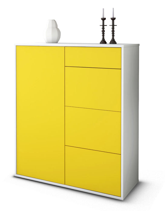 Highboard Lelia, Gelb Studio (92x108x35cm) - Dekati GmbH