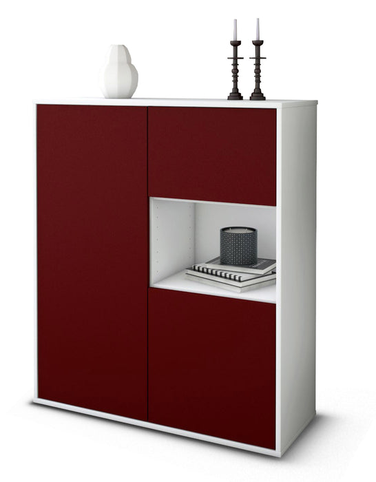 Highboard Liridona, Bordeaux Studio (92x108x35cm) - Dekati GmbH