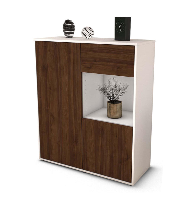 Highboard Lisa, Walnuss Studio (92x108x35cm) - Dekati GmbH