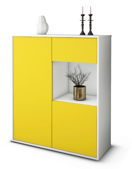 Highboard Lisa, Gelb Studio (92x108x35cm) - Dekati GmbH