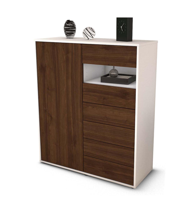 Highboard Lola, Walnuss Studio (92x108x35cm) - Dekati GmbH