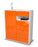 Highboard Lola, Orange Studio (92x108x35cm) - Dekati GmbH