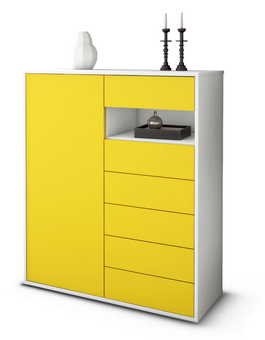 Highboard Lola, Gelb Studio (92x108x35cm) - Dekati GmbH