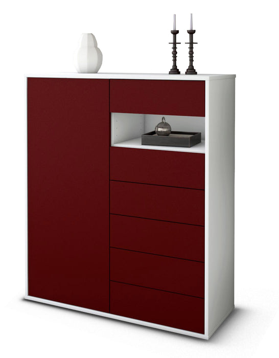 Highboard Lola, Bordeaux Studio (92x108x35cm) - Dekati GmbH