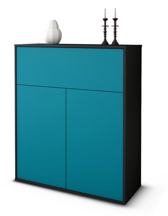 Highboard Giulia, Türkis Studio (92x108x35cm) - Dekati GmbH