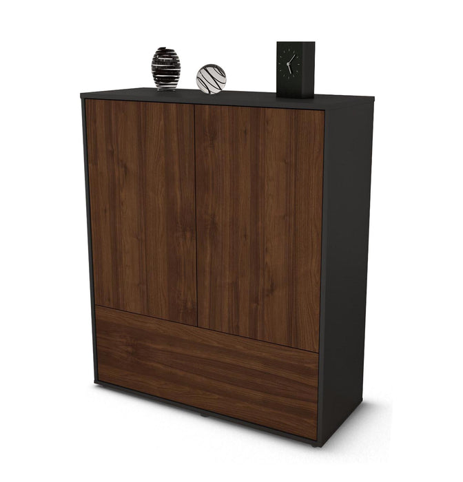 Highboard Grazia, Walnuss Studio (92x108x35cm) - Dekati GmbH