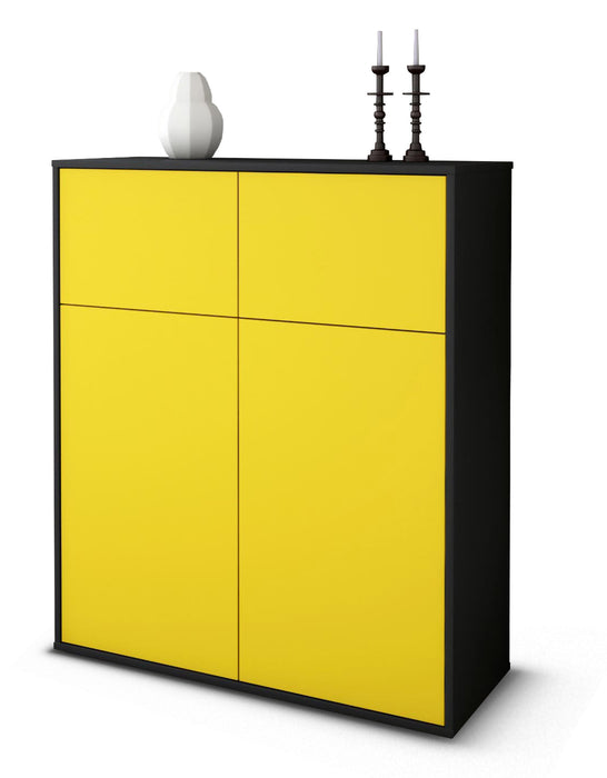 Highboard Greta, Gelb Studio (92x108x35cm) - Dekati GmbH