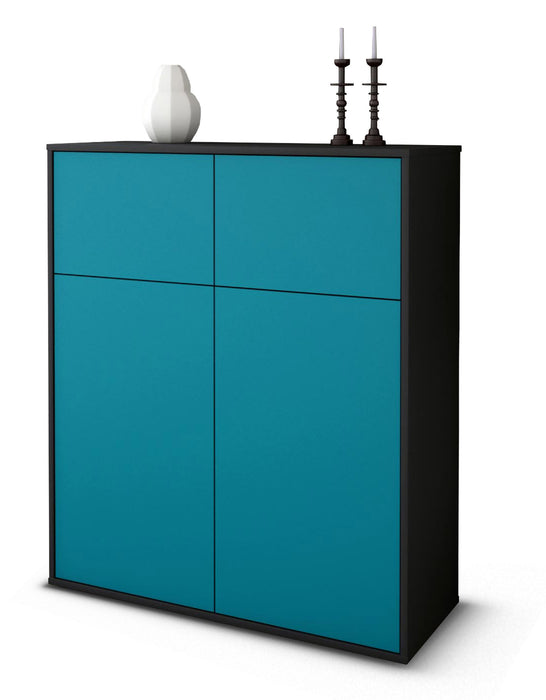 Highboard Greta, Türkis Studio (92x108x35cm) - Dekati GmbH