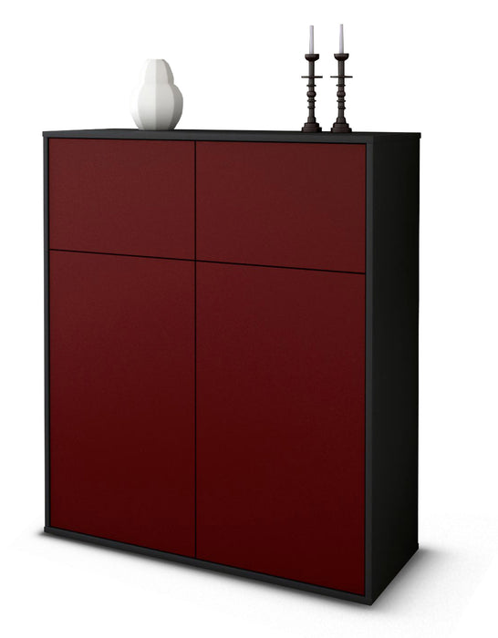 Highboard Greta, Bordeaux Studio (92x108x35cm) - Dekati GmbH