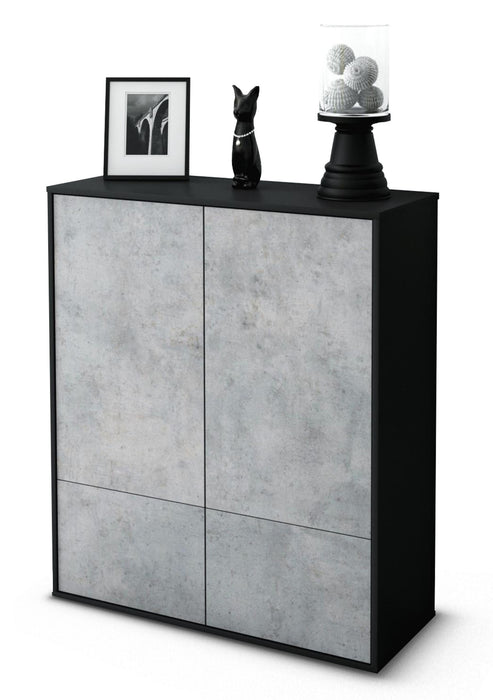 Highboard Ida, Beton Studio (92x108x35cm) - Dekati GmbH