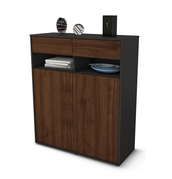 Highboard Ignazia, Walnuss Studio (92x108x35cm) - Dekati GmbH