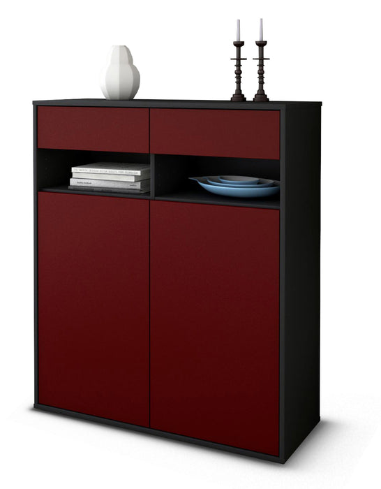 Highboard Ignazia, Bordeaux Studio (92x108x35cm) - Dekati GmbH