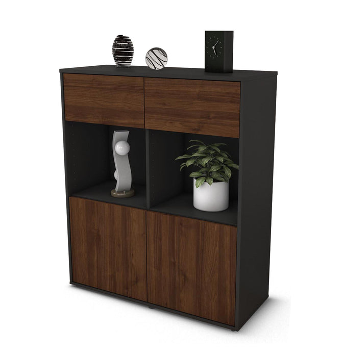 Highboard Imogen, Walnuss Studio (92x108x35cm) - Dekati GmbH