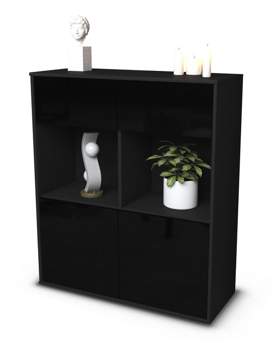 Highboard Imogen, Schwarz Studio (92x108x35cm) - Dekati GmbH