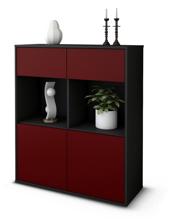 Highboard Imogen, Bordeaux Studio (92x108x35cm) - Dekati GmbH