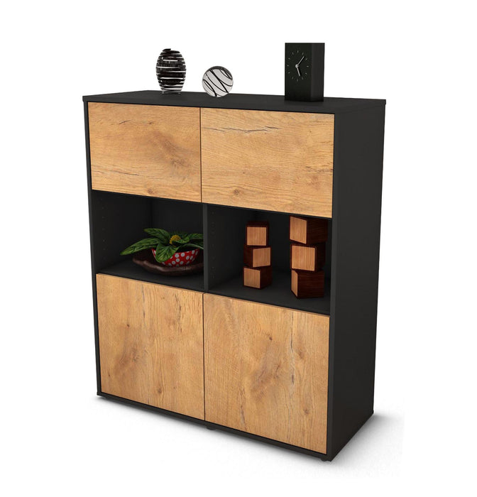 Highboard Ina, Eiche Studio (92x108x35cm) - Dekati GmbH