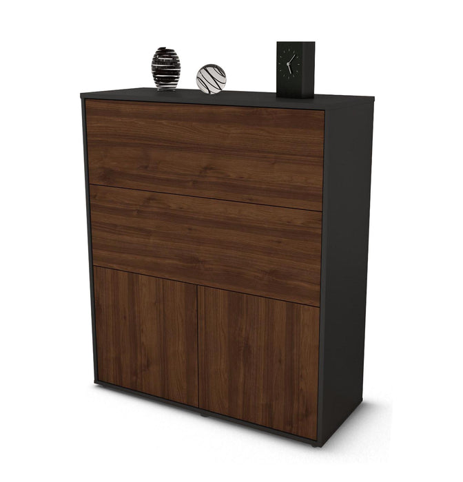 Highboard Isabella, Walnuss Studio (92x108x35cm) - Dekati GmbH