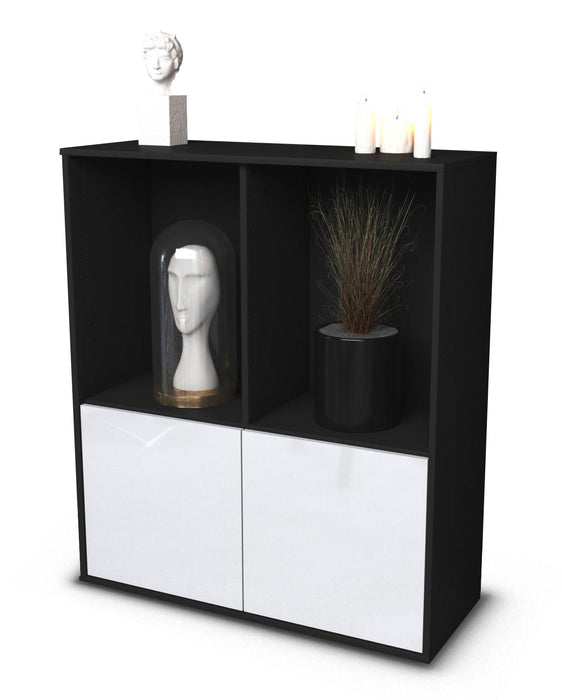 Highboard Ivona, Weiß Studio (92x108x35cm) - Dekati GmbH