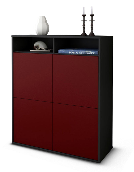 Highboard Jade, Bordeaux Studio (92x108x35cm) - Dekati GmbH