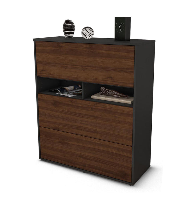 Highboard Janine, Walnuss Studio (92x108x35cm) - Dekati GmbH