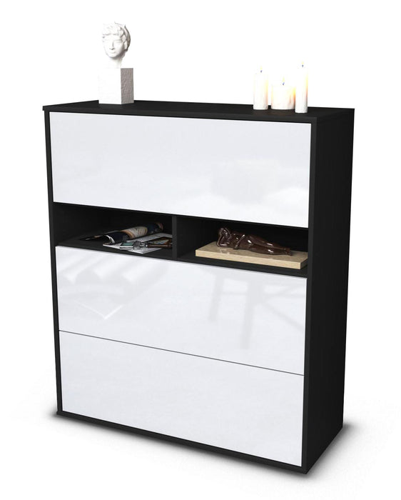 Highboard Janine, Weiß Studio (92x108x35cm) - Dekati GmbH