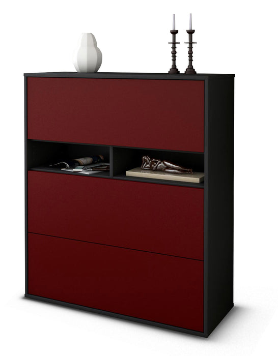 Highboard Janine, Bordeaux Studio (92x108x35cm) - Dekati GmbH