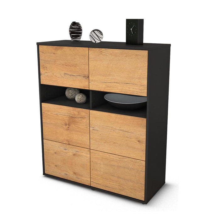 Highboard Jasmin, Eiche Studio (92x108x35cm) - Dekati GmbH