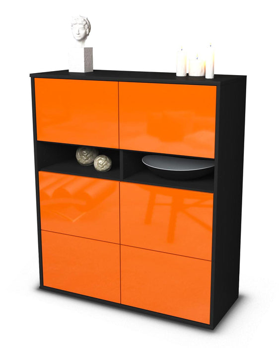 Highboard Jasmin, Orange Studio (92x108x35cm) - Dekati GmbH