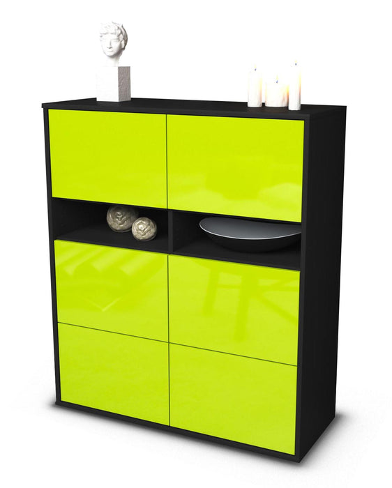 Highboard Jasmin, Grün Studio (92x108x35cm) - Dekati GmbH