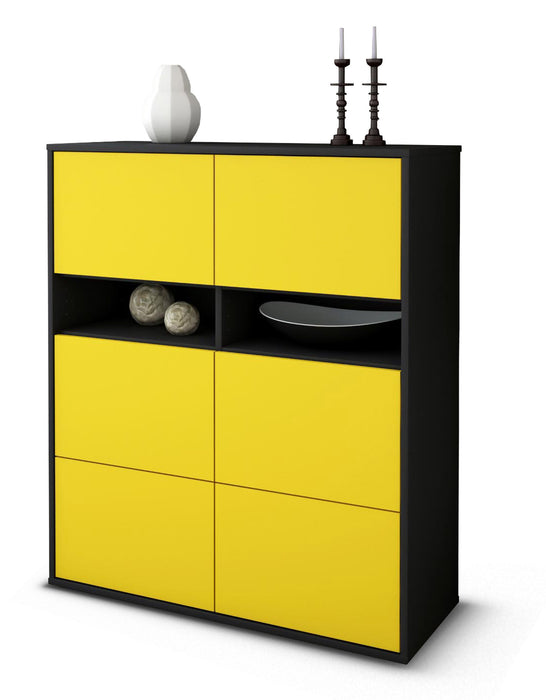 Highboard Jasmin, Gelb Studio (92x108x35cm) - Dekati GmbH