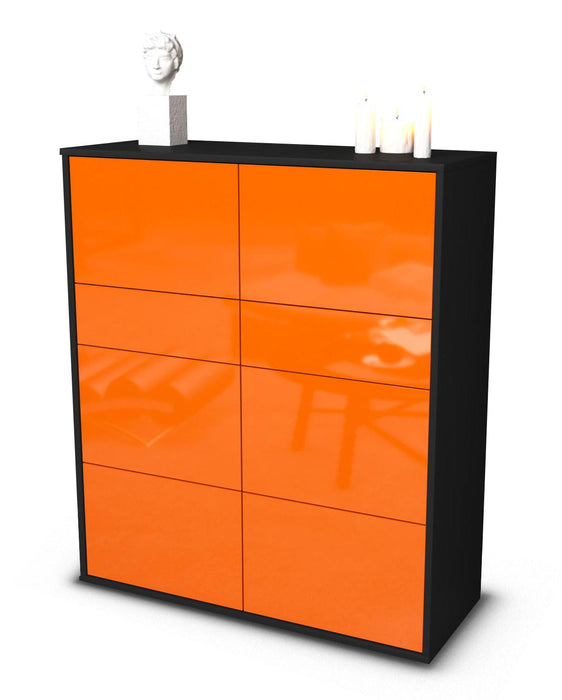 Highboard Jenna, Orange Studio (92x108x35cm) - Dekati GmbH