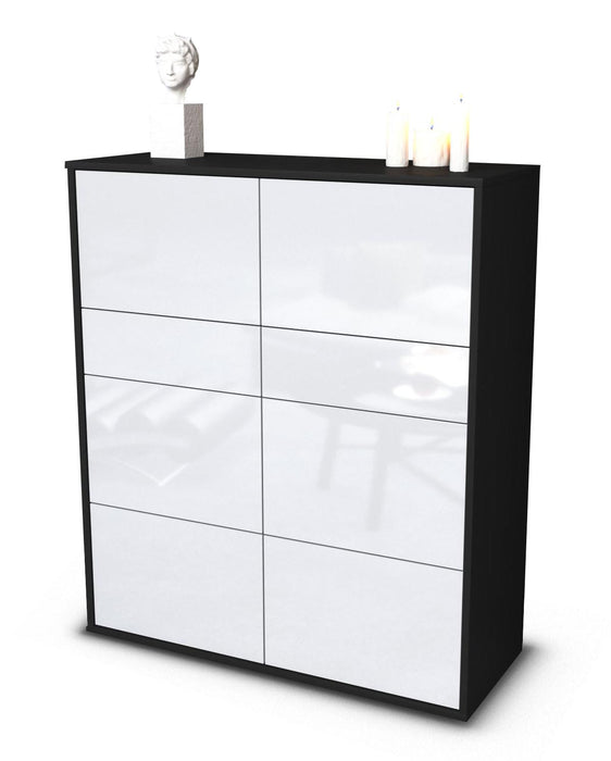 Highboard Jenna, Weiß Studio (92x108x35cm) - Dekati GmbH