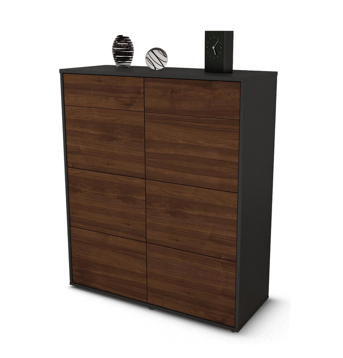 Highboard Jessica, Walnuss Studio (92x108x35cm) - Dekati GmbH