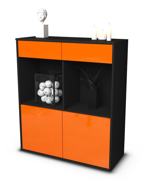 Highboard Joana, Orange Studio (92x108x35cm) - Dekati GmbH