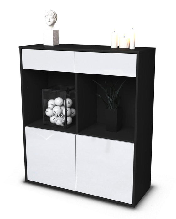 Highboard Joana, Weiß Studio (92x108x35cm) - Dekati GmbH