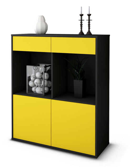 Highboard Joana, Gelb Studio (92x108x35cm) - Dekati GmbH