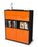 Highboard Joelina, Orange Studio (92x108x35cm) - Dekati GmbH