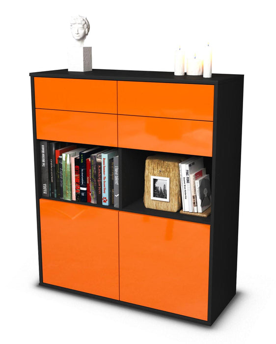 Highboard Joelina, Orange Studio (92x108x35cm) - Dekati GmbH