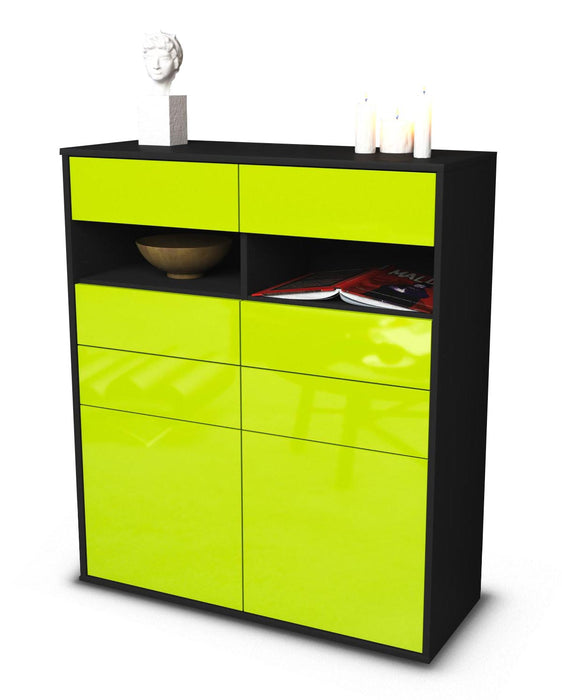 Highboard Jolina, Grün Studio (92x108x35cm) - Dekati GmbH