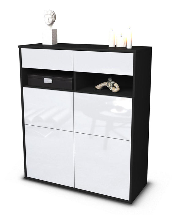 Highboard Juliana, Weiß Studio (92x108x35cm) - Dekati GmbH