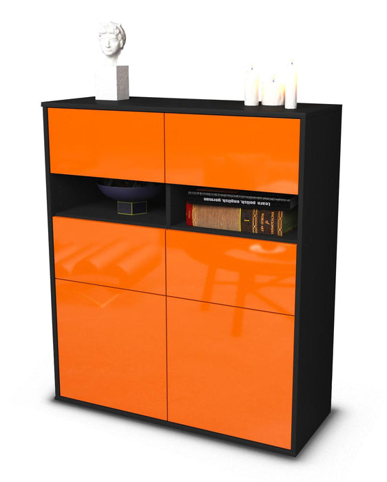 Highboard Karlotta, Orange Studio (92x108x35cm) - Dekati GmbH