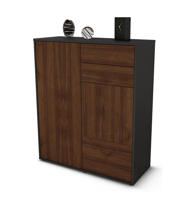 Highboard Kiara, Walnuss Studio (92x108x35cm) - Dekati GmbH