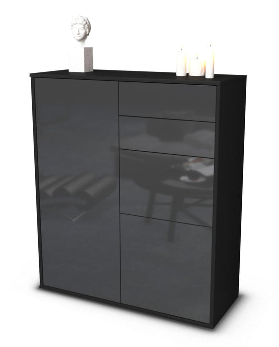 Highboard Kira, Grau Studio (92x108x35cm) - Dekati GmbH