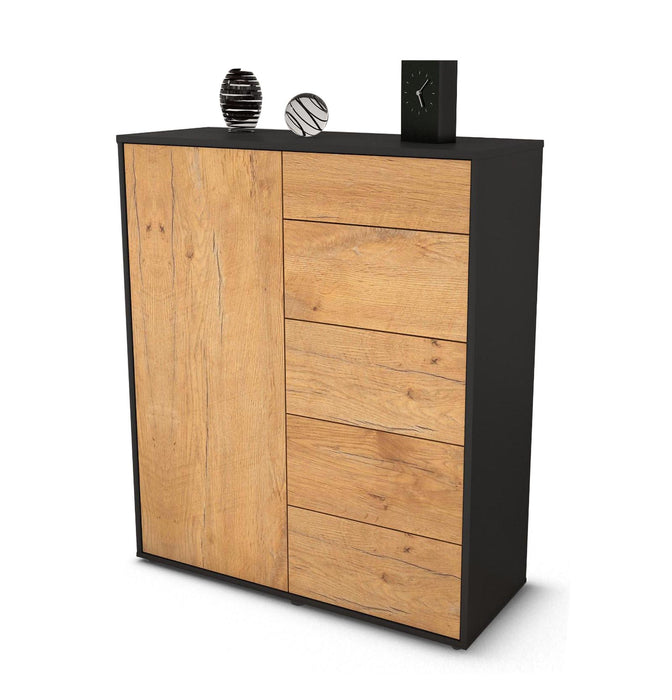 Highboard Laura, Eiche Studio (92x108x35cm) - Dekati GmbH