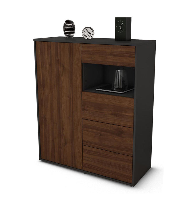 Highboard Lavinia, Walnuss Studio (92x108x35cm) - Dekati GmbH